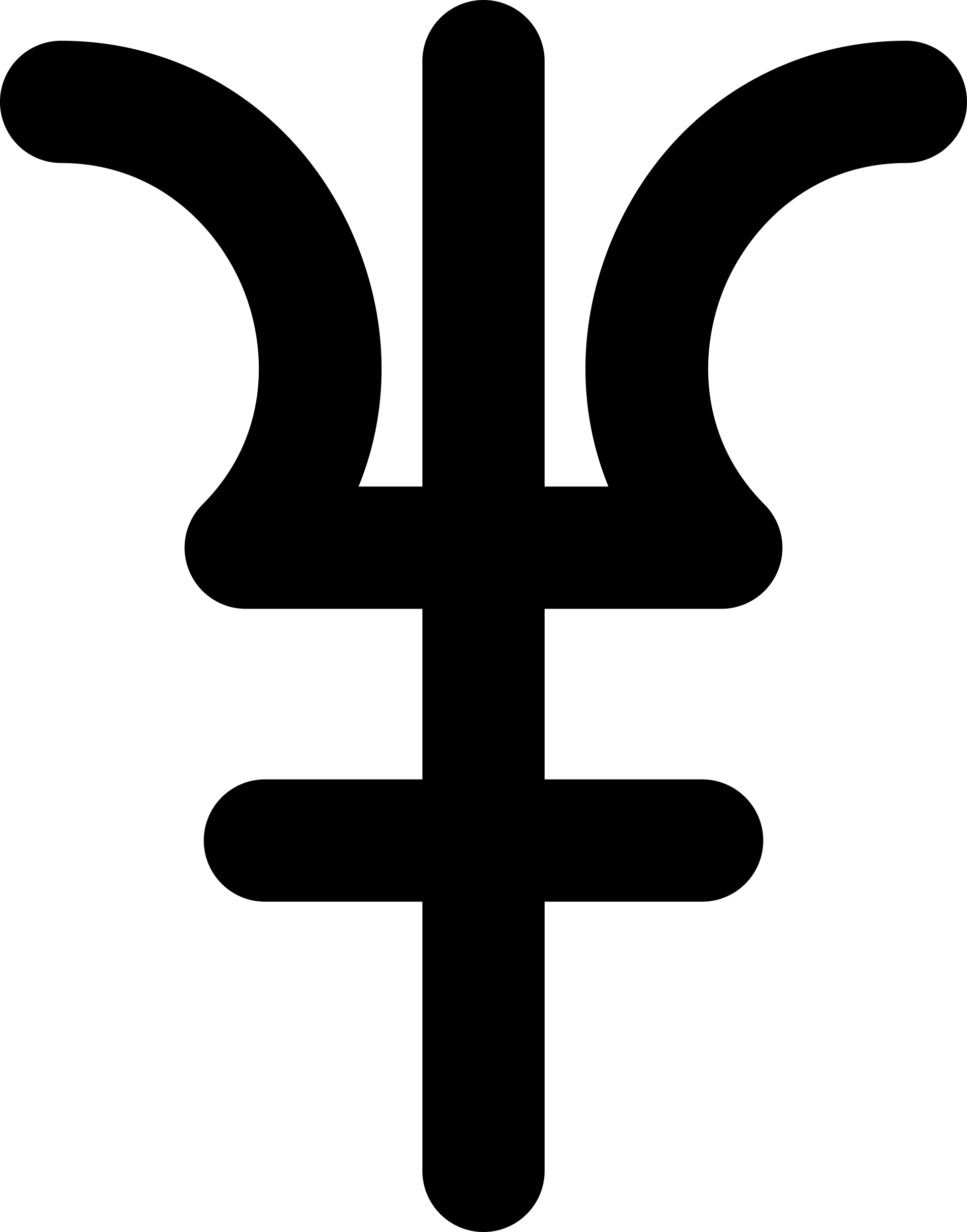 Neptune Symbol Contour Svg Vector Free Vectors